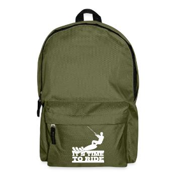 Wakeboard Wakeboarding Wakeboarder - Sac à dos - vert olive - Devant