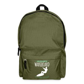 Wakeboarder Wakeboarding Wakeboard - Sac à dos - vert olive - Devant