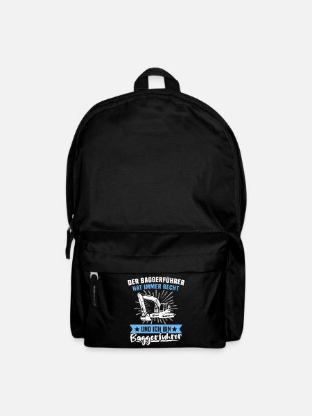 Baggerfahrer Baggerführer - Rucksack - Schwarz