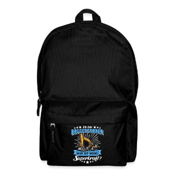 Baggerführer Bagger Baggerfahrer - Rucksack - Schwarz - Vorne