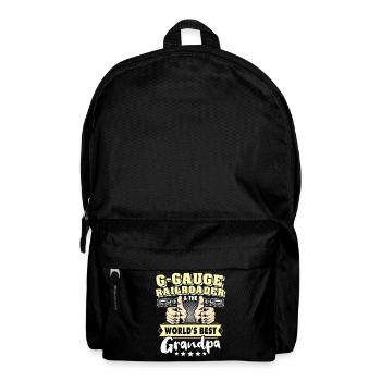 Garden railway gauge G Opa - Backpack - black - Front