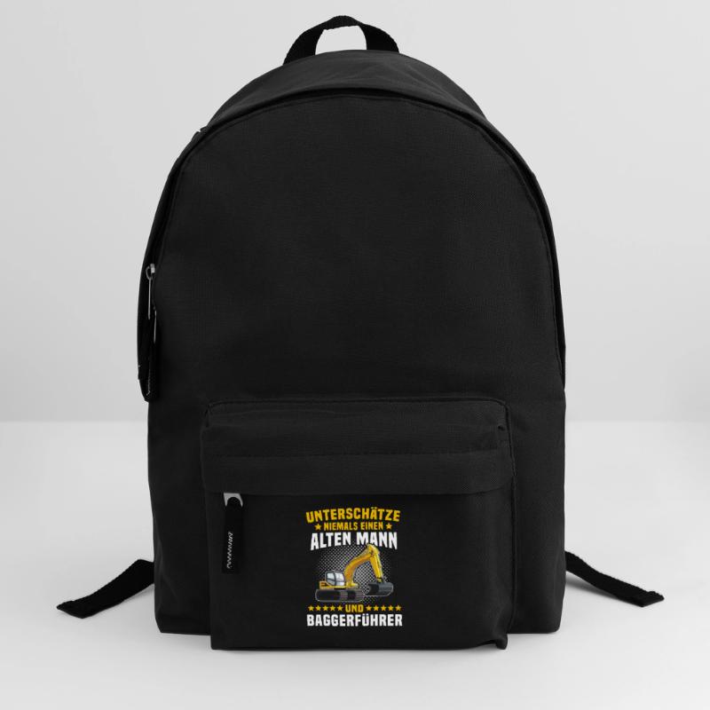 Baggerfahrer Bagger Rucksack