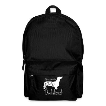 Dachshund Club Dachshund Wire-haired Dachshund - Backpack - black - Front