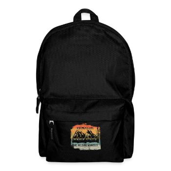 Allgäuer Alpen Allgäu - Rucksack - Schwarz - Vorne