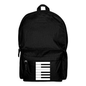Klavier Tastatur Oktave perfektes Outfit Pianist - Rucksack - Schwarz - Vorne