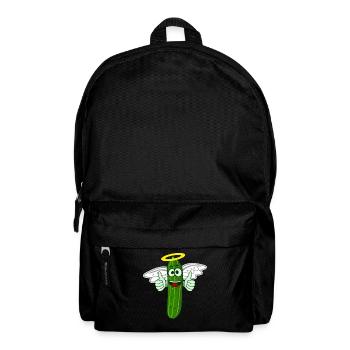 Gurke Engel Gurken - Rucksack - Schwarz - Vorne
