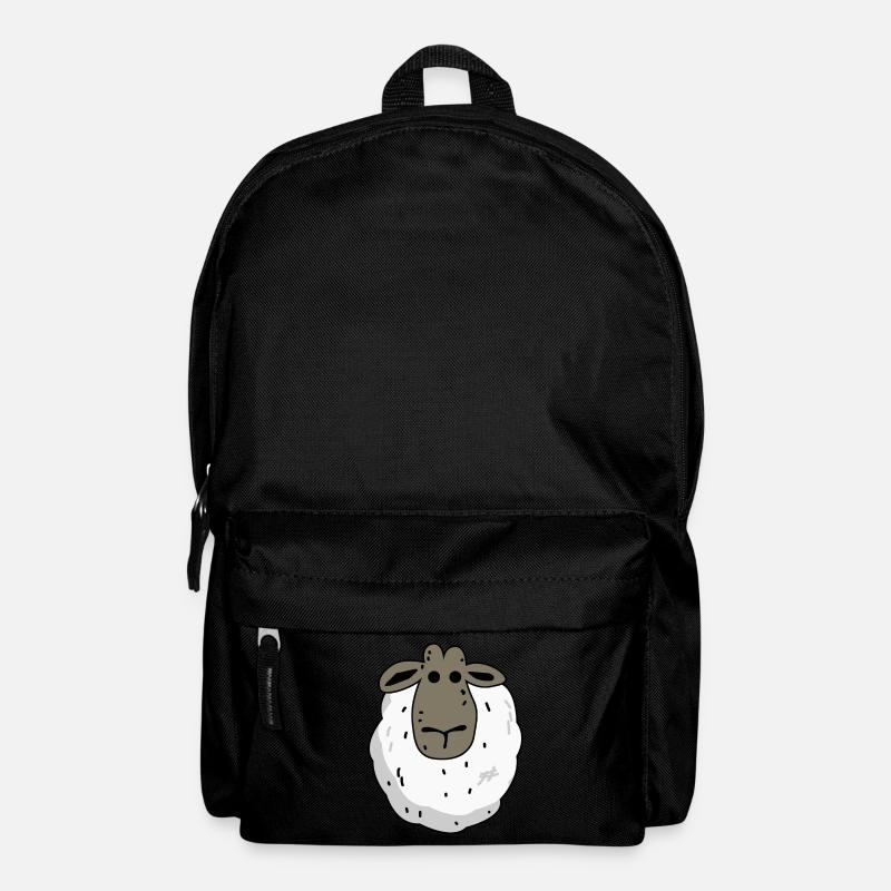 Schaf Schafe lustig Schäfchen - Rucksack - Schwarz