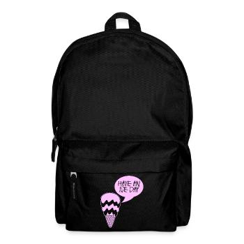 Ice Cream Sundae Ice Cream - Backpack - black - Front