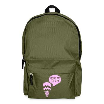 Crème glacée Sundae Crème glacée - Sac à dos - vert olive - Devant