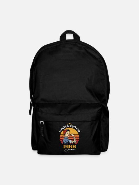 Millésime 1968 - Né en Juin 1968 - Sac à dos - noir