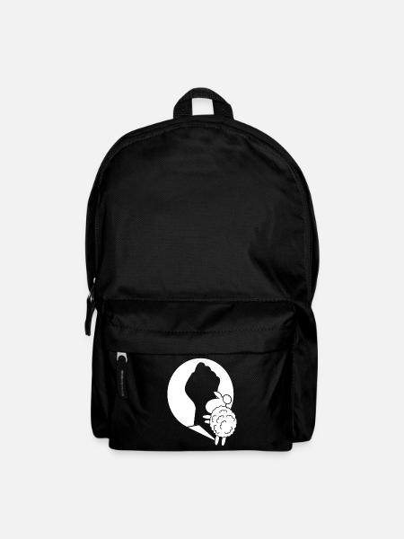 Schaf Faust Schafe - Rucksack - Schwarz