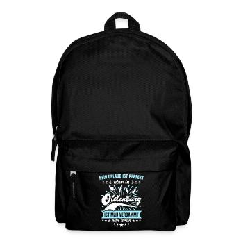 Oldenburg Sprüche Oldenburger Spruch - Rucksack - Schwarz - Vorne