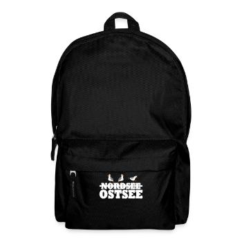 Ostseeküste Möwen Ostsee - Rucksack - Schwarz - Vorne