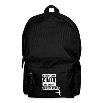 Bouldering, climbing wall, chalk, climbing - Backpack - black - Front