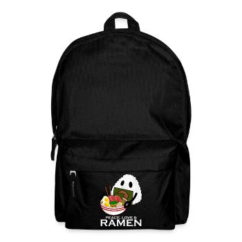 Ramen Nudeln und Reis Nudelsuppe - Rucksack - Schwarz - Vorne