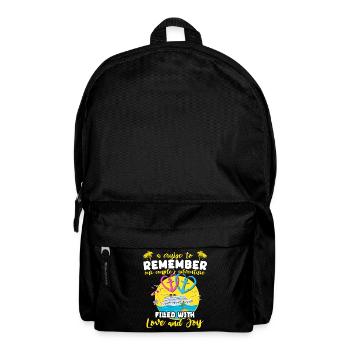 Kreuzfahrt Ehepaar - Rucksack - Schwarz - Vorne