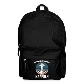 Kappeln Kappelner Spruch - Rucksack - Schwarz - Vorne