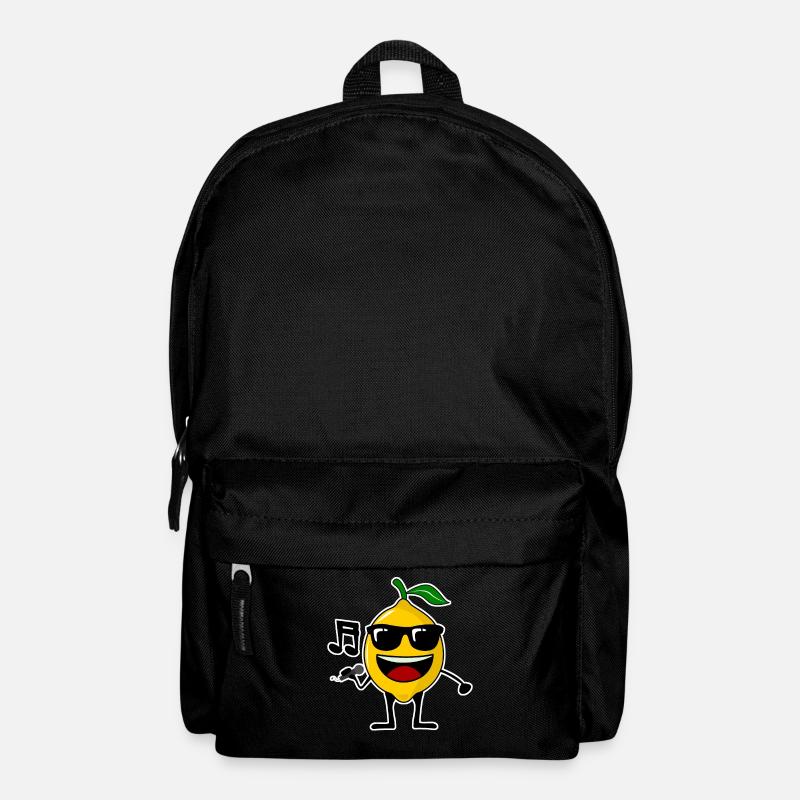 Zitrone singt Musik Zitronen - Rucksack - Schwarz