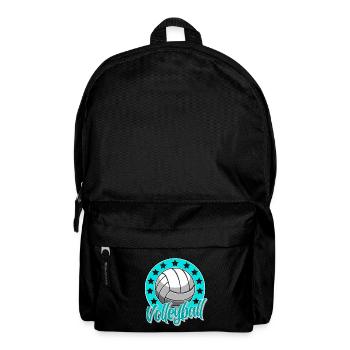 Volleyball - Rucksack - Schwarz - Vorne