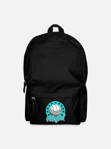 Volleyball - Rucksack - Schwarz