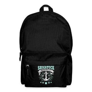 Saugatuck, Michigan - Backpack - black - Front