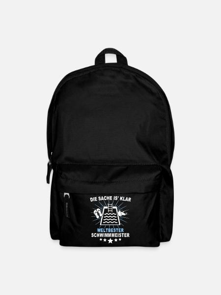 Schwimmmeister - Rucksack - Schwarz