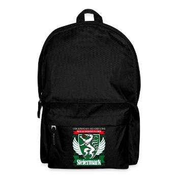 Steiermark Spruch - Rucksack - Schwarz - Vorne