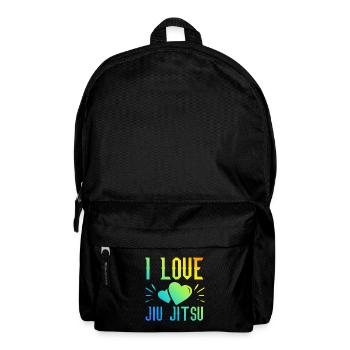 J’adore le Jiu Jitsu - Sac à dos - noir - Devant