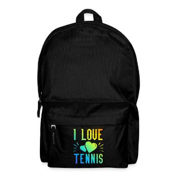 I love tennis - Backpack - black - Front