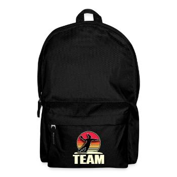 Handball Handballerin Team - Rucksack - Schwarz - Vorne