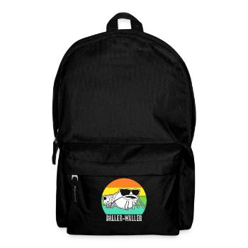 Waller Angeln Angel Angler Fischer - Rucksack - Schwarz - Vorne