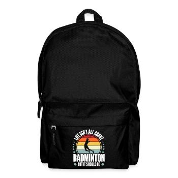 Badminton - Backpack - black - Front