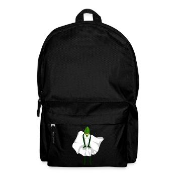 Gurke mit Kleid Gurken - Rucksack - Schwarz - Vorne
