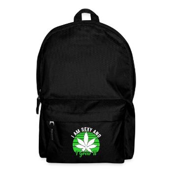 Grower Cannabis Marihuana Weed Kiffen - Rucksack - Schwarz - Vorne