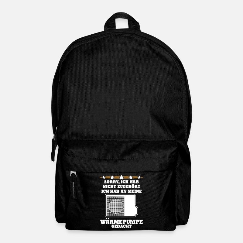 Wärmepumpen - Rucksack - Schwarz