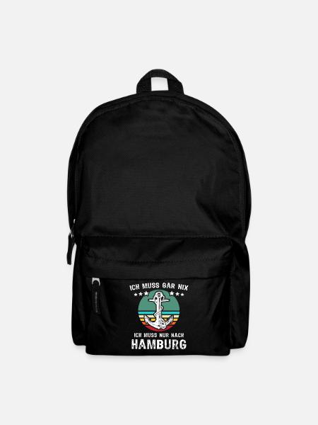 Hamburg Urlaub - Rucksack - Schwarz