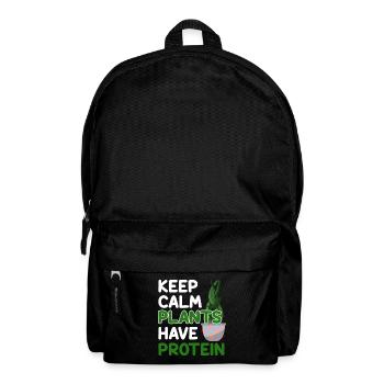 Vegan Veganism - Backpack - black - Front