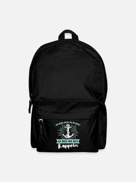 Kappeln Sprüche Kappelner Spruch - Rucksack - Schwarz
