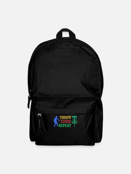 Disc golf Frisbees Witz Discgolf Frisbee - Rucksack - Schwarz