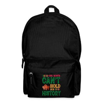 Black History Month Black History - Backpack - black - Front