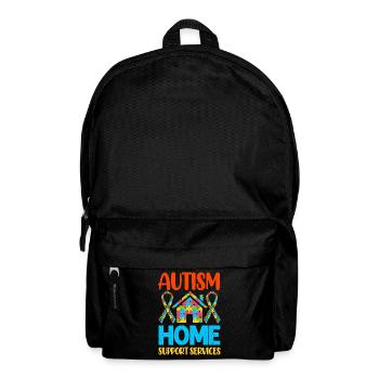 Autismus Autist - Rucksack - Schwarz - Vorne