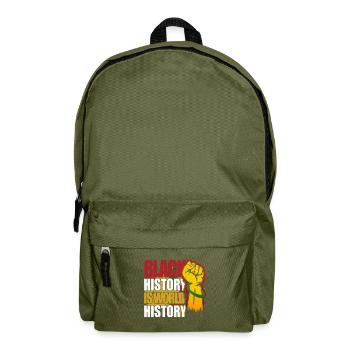 Black History Month Black History - Backpack - olive green - Front