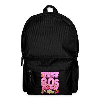 1980 Disco Retro 80s Party 80s - Backpack - black - Front