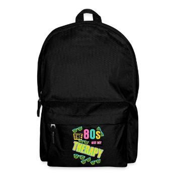 1980 Disco Therapy 80s Party 80s - Backpack - black - Front
