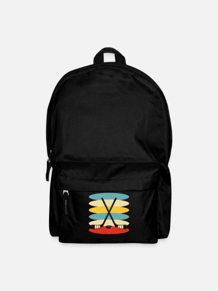 Kajak Kajakfahrer Kajaker - Rucksack - Schwarz