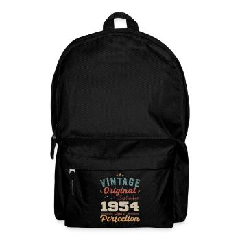 September 1954 Jubiläum 1954 September Geschenk - Rucksack - Schwarz - Vorne