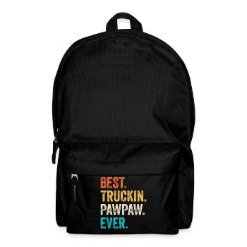 Truck Driver Dad Father Father's Day - Backpack - black - Front