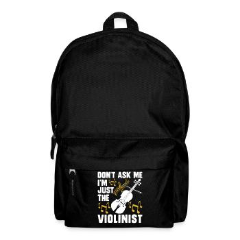 Violine Violinist - Rucksack - Schwarz - Vorne