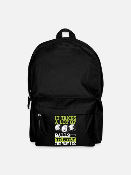 Golf Golfer - Rucksack - Schwarz
