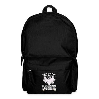 Dad is a ghost hunter - Backpack - black - Front